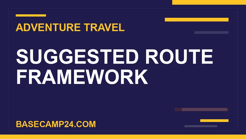 Banff National Park itinerary - Suggested route framework | basecamp24